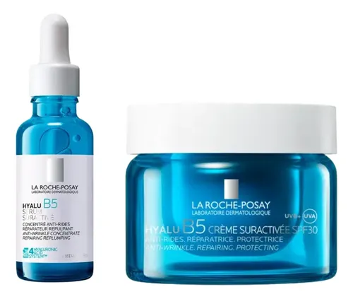 La Roche Posay Serum Suractivated + Crema Hyalu B5 Spf30 Todo Tipo De Piel Día
