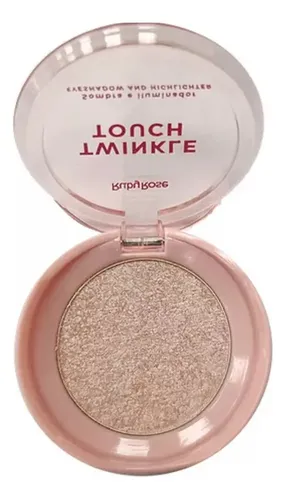 Sombra de ojos e iluminador Twinkle Touch Ruby Rose Pink Line Golden Daze Color