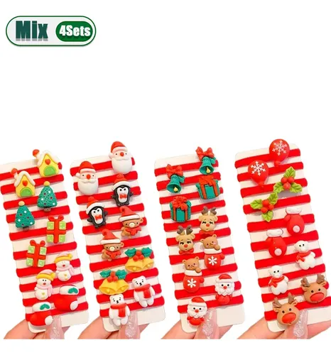 Cintas For El Pelo Navideñas Niñas Santa Reno Regalo