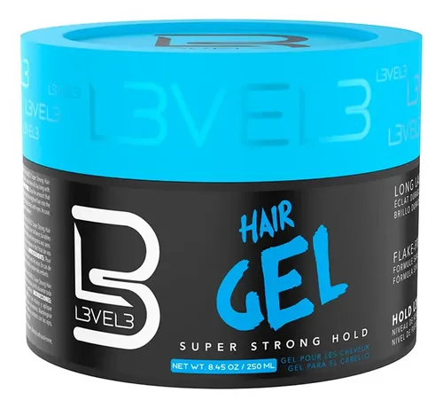 Level 3 Hair Gel De Peinado Super Strong Hold Pelo 250ml 6c