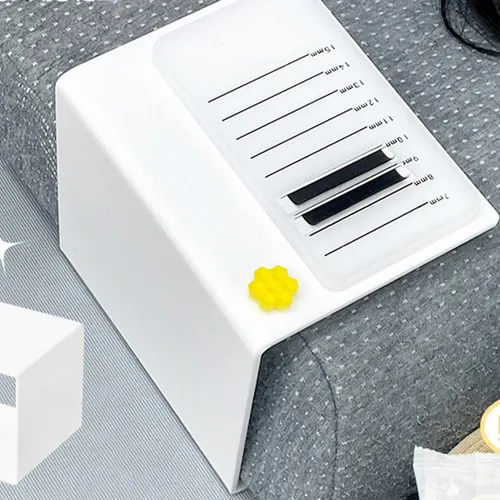 Organizador De Estantes Lash Pillow, Vitrina De Plástico Par