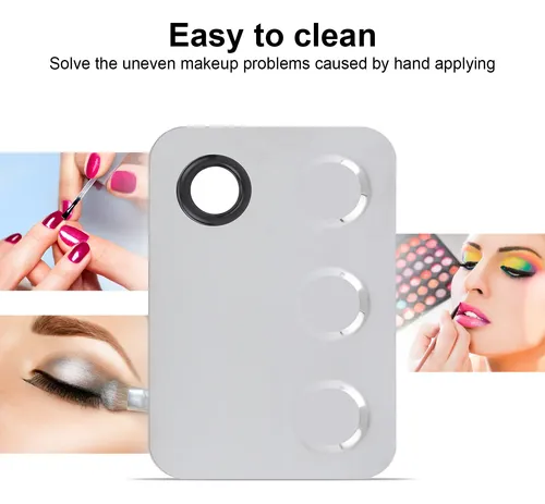 Placa Mezcladora Cosmética De Acero Inoxidable Para Maquilla