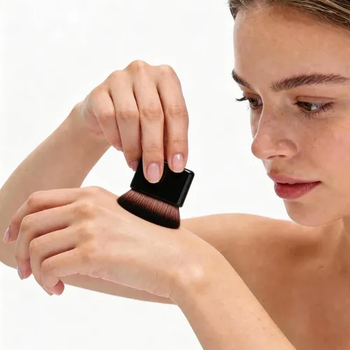 2 Cepillos Autobronceadores De Nailon Suave Para El Cuerpo