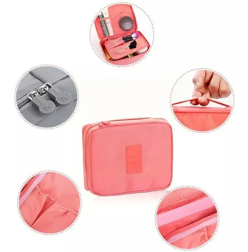 Neceser Bolso Porta Cosmeticos Maquillaje Organizador Liso