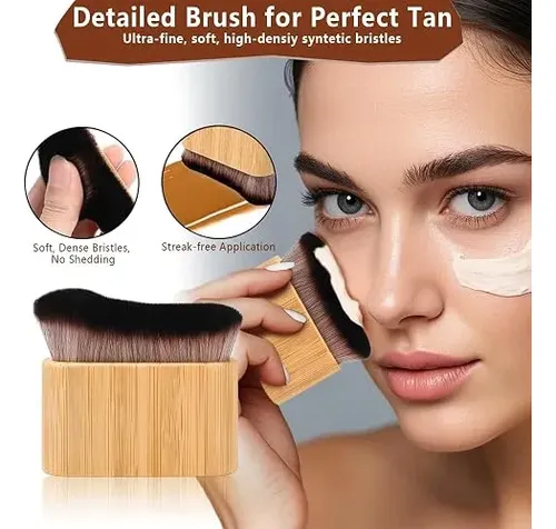 Ansphie Set Guante Aplicador Bronceado 4 En 1 Pincel