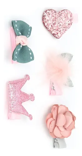 Juego De Pinzas Para El Pelo De Mascotas Con Forma De Corona
