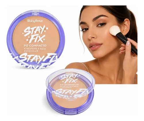 Polvo Compacto Stay Fix Ruby Rose Feels Waterproof