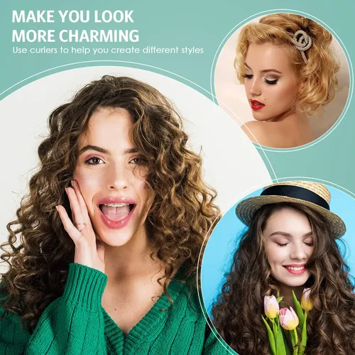 Hair Roller Syhood, 20 Unidades, Rizadores De Pelo De Plásti