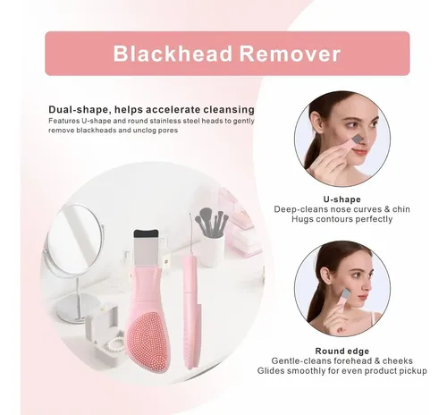 Removedor De Puntos Negros Y Exfoliador Facial Yeadmal Rosa