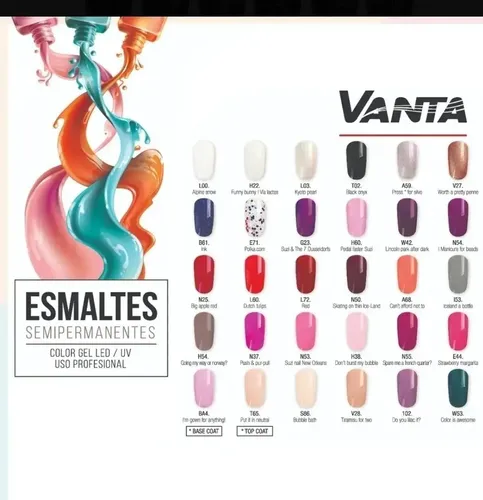 Esmalte Semi Permanente Vanta Color T02 Uvled
