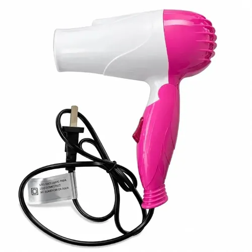 Kit Secador De Pelo Plegable 2 Velocidades + Planchita De Pelo 2 En 1 Con Buclera 5 Temperaturas Regulables Viajes Casa Seabeauty