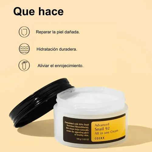 Crema Coreana Cosrx Advanced Snail 92 All In One Cream 100g