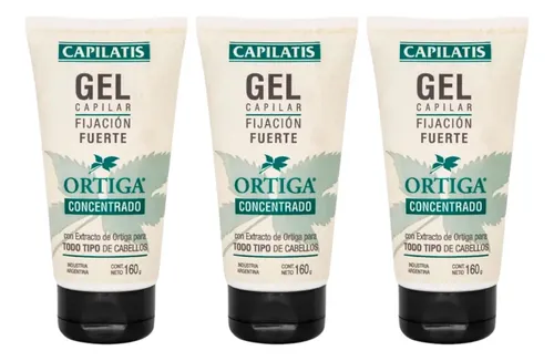 Capilatis Gel Capilar Fijación Fuerte Ortiga Concentrado X 3