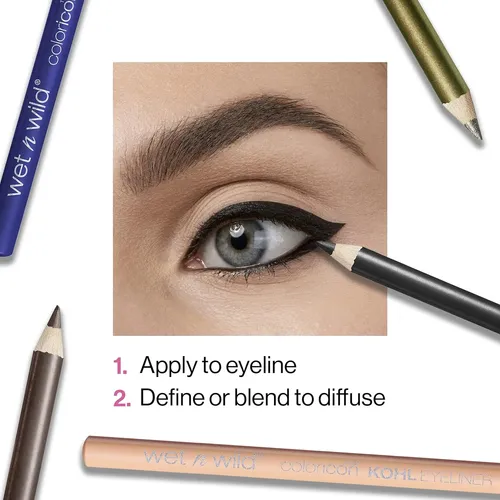 Wet N Wild Lápiz Kohl Ojos Negro Intenso 1.1g