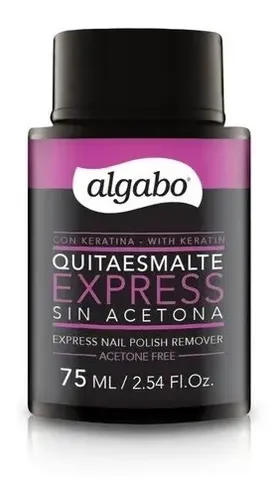 Quitaesmalte Express C/keratina Algabo X 75 Ml X 3 Unidades