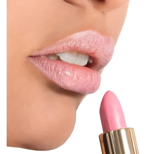 Labial Perlado en Barra Xúlu Color P93 Nude con Acabado Brillante
