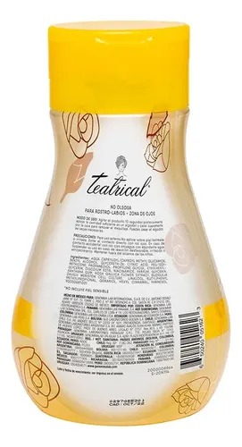 Teatrical Agua Micelar Extracto De Rosas Suavizante 600ml