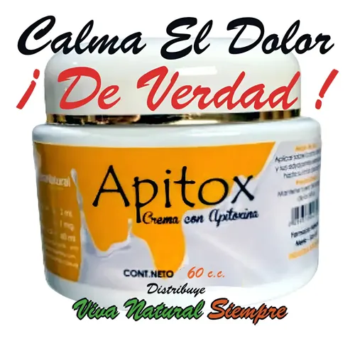 Crema Vudnat Apitox 60 Ml Alivio Artritis Reuma Golpes