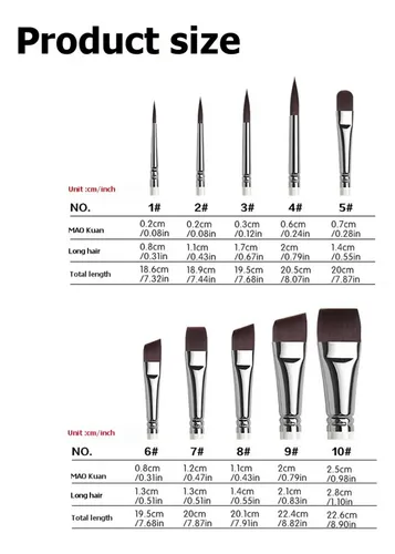Pinceles De Pintura Facial, Juego De Pinceles Acrílicos Para