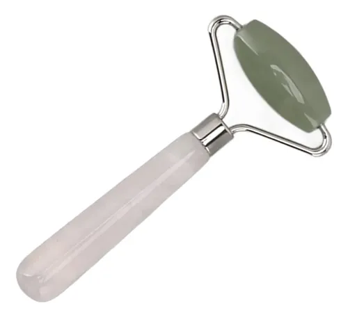 Rodillo Facial De Jade Rojo Masajeador Antipuffiness