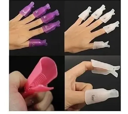 10 Broches Removedor Uñas Esculpidas Esmalte Semipermanentes