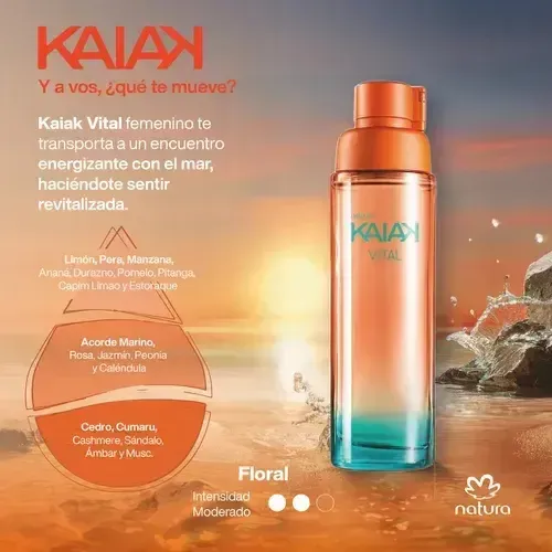 Natura Kaiak Vital Eau De Toilette Femenino 125 Ml