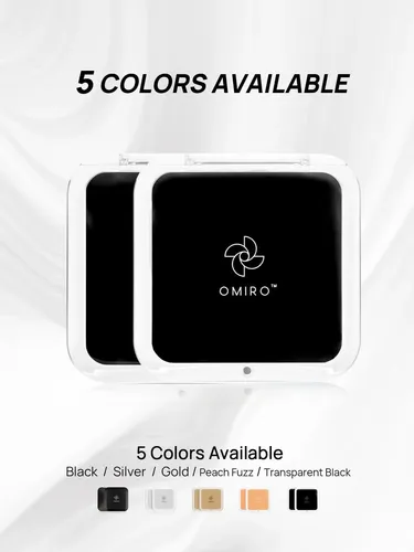Espejo Compacto Omiro Plegable Con Aumento De 1x/15x Travel