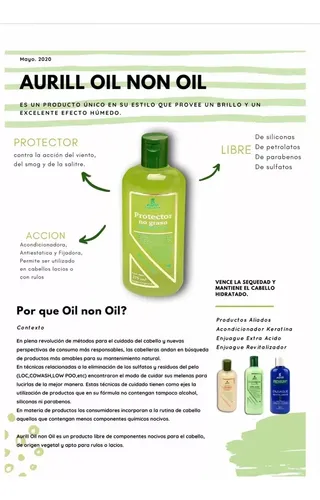 Tratamiento Acondicionador Aurill Protector Capilar 375ml X6