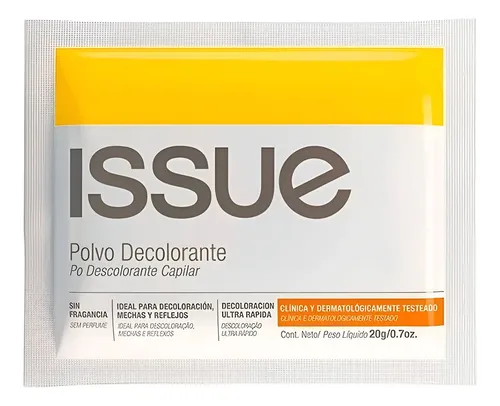 Polvo Decolorante Issue Active 1 Sachets De 20g Tono S/tono