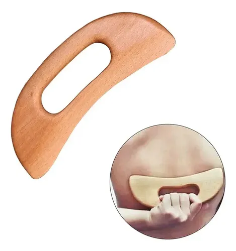 Mzf Gua Sha – Espátula De Masaje De Madera, Herramienta Mzf