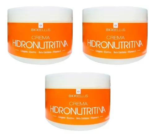 3 Crema Hidronutritiva Colageno – Biobellus 250ml Tipo De Piel Normal