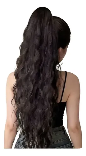 Extensión De Cabello Latin Wave Con Forma De Cola De Caballo