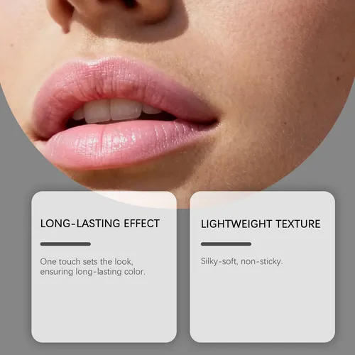 Brillo De Labios Suave Y Brillante De Larga Duración (color