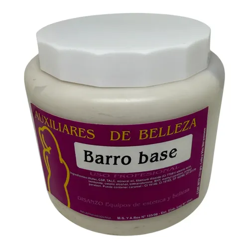 barro base (Facial y Corporal) 900 grs mascara rejuvenecedora blanqueadora y suavizante auxiliares de belleza
