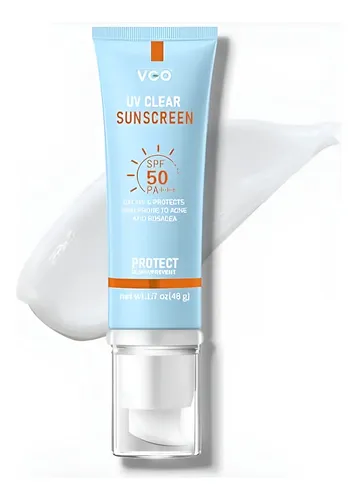 Vgo Protector Solar Facial Transparente Spf 50,