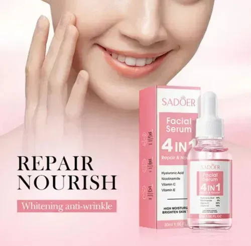 Sérum Niacinamida 4 En 1 Antiedad + Masajeador Facial Todo Tipo De Piel Día/noche