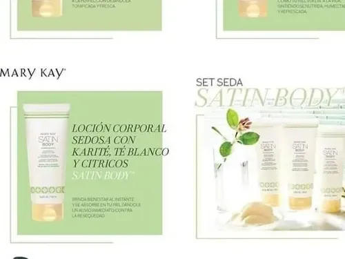 Locion Corporal Sedosa Con Karite Satin Body Mary Kay