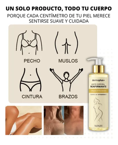 Aceite Corporal Reafirmante Con Colágeno Y Resveratrol