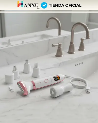 Depiladora Mujer Eléctrica 5 En 1 Facial Cejas Usb Portatil
