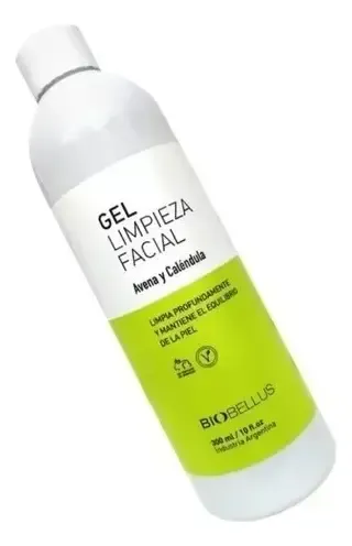 Biobellus Gel Limpieza Facial Avena Calendula Vegan 300ml