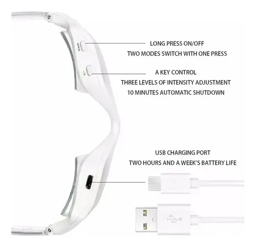 3 Gafas Para El Cuidado De La Vista Con Forma De Ojeras Con