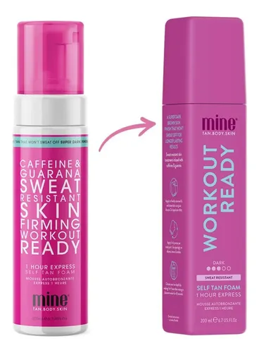 Minetan Workout Ready Tan Espuma Autobronceadora Tratamiento