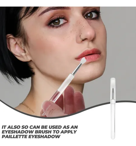 Transparent Silicone Lipstick Brush For Makeup Use 4pcs Kit