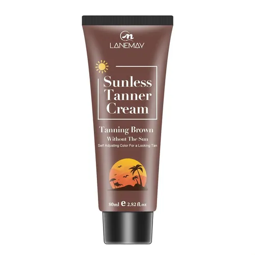 Sunless Tanner Cream Self Tanning Bronze Adjustable 80ml