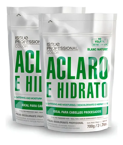 Issue Polvo Decolorante Blanc Nature 700g Kit X 2