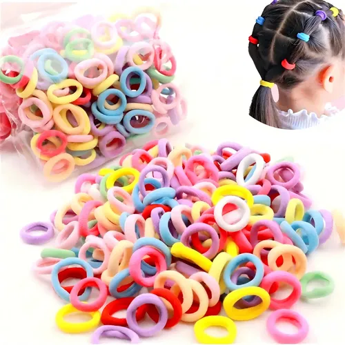 Pack 500 Ligas Elásticas Para Niñas, Colores Enviados Al