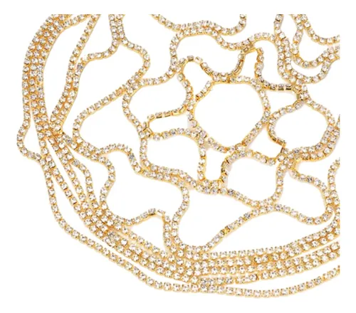 1 Uds., Cadena Para El Cabello, Accesorios Para La Dorado