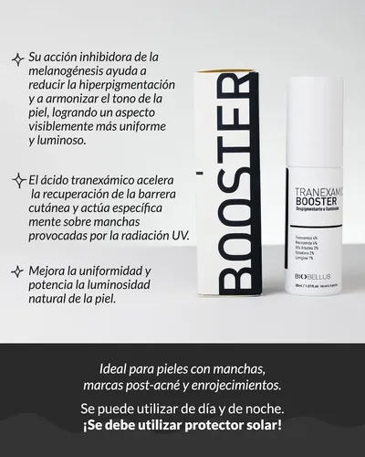 Booster Facial Biobellus Despigmentante Tranexamic 30ml