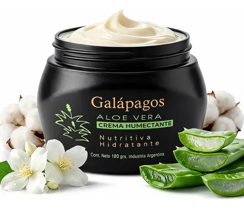 Crema Con Aloe Vera Galapagos X 180 Gr (pack X 4 Unid)