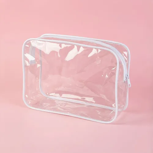 Neceser Transparente Organizador Cosméticos Resistente Al Ag